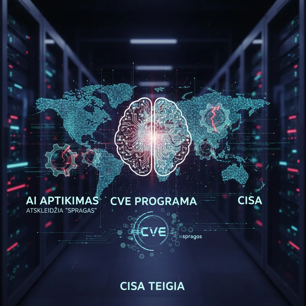 AI aptikimas atskleidžia „spragas“ CVE programoje, teigia CISA