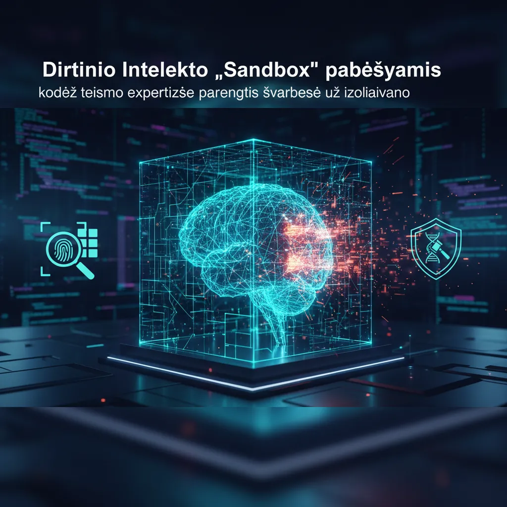 Dirbtinio Intelekto „Sandbox“ pabėgimai: kodėl teismo ekspertizės parengtis svarbesnė už izoliavimą