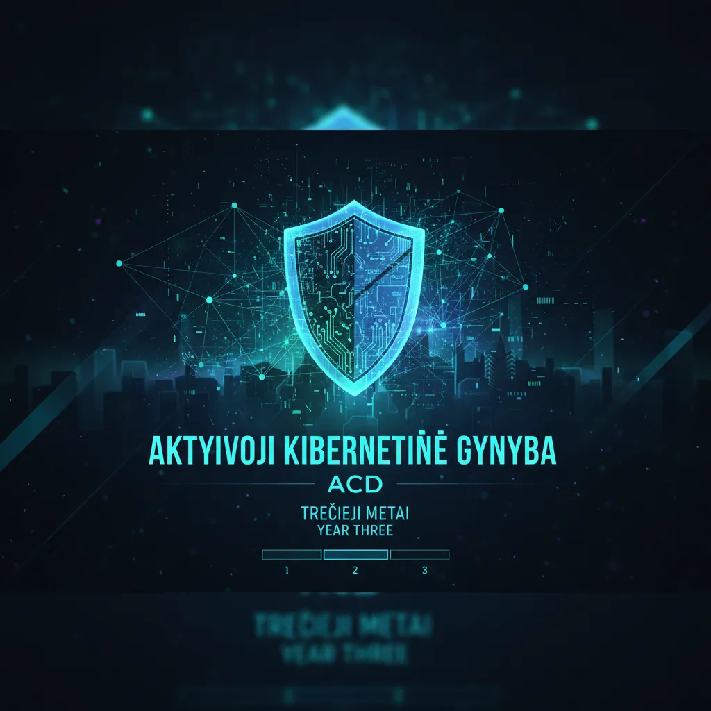 Aktyvioji kibernetinė gynyba (ACD) – tretieji metai