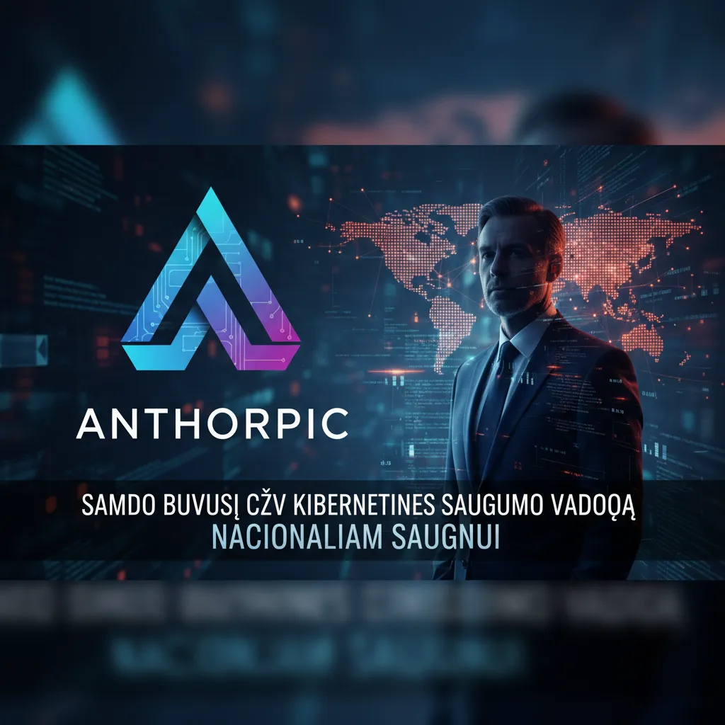 Anthropic samdo buvusį CŽV kibernetinės saugumo vadovą vadovauti nacionaliniam saugumui