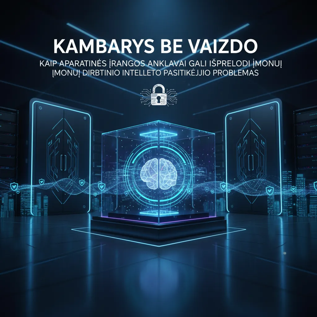 Kambarys be vaizdo: kaip aparatinės įrangos anklavai gali išspręsti įmonių dirbtinio intelekto pasitikėjimo problemas