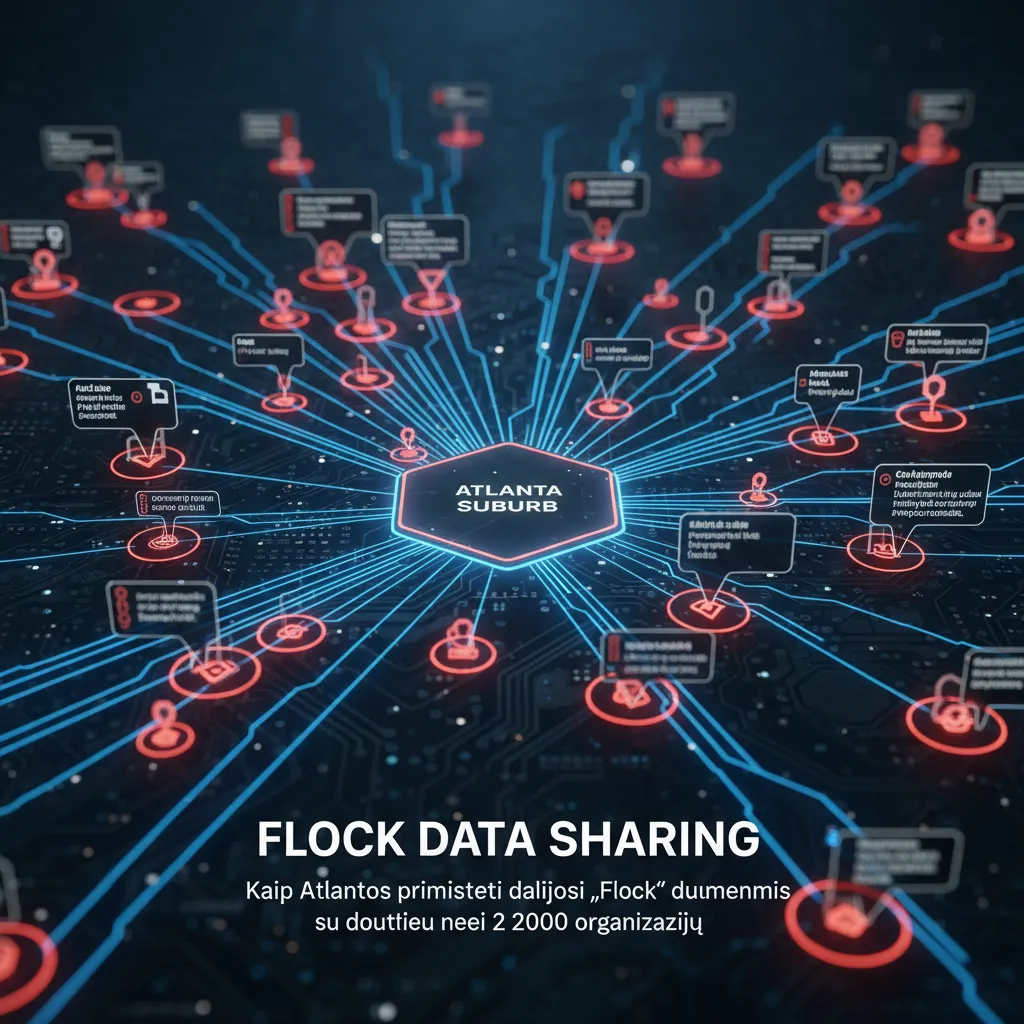 Kaip Atlantos priemiestis dalijosi „Flock“ duomenimis su daugiau nei 2 000 organizacijų