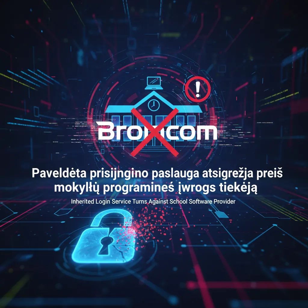 Paveldėta prisijungimo paslauga atsigręžia prieš mokyklų programinės įrangos tiekėją „Bromcom“