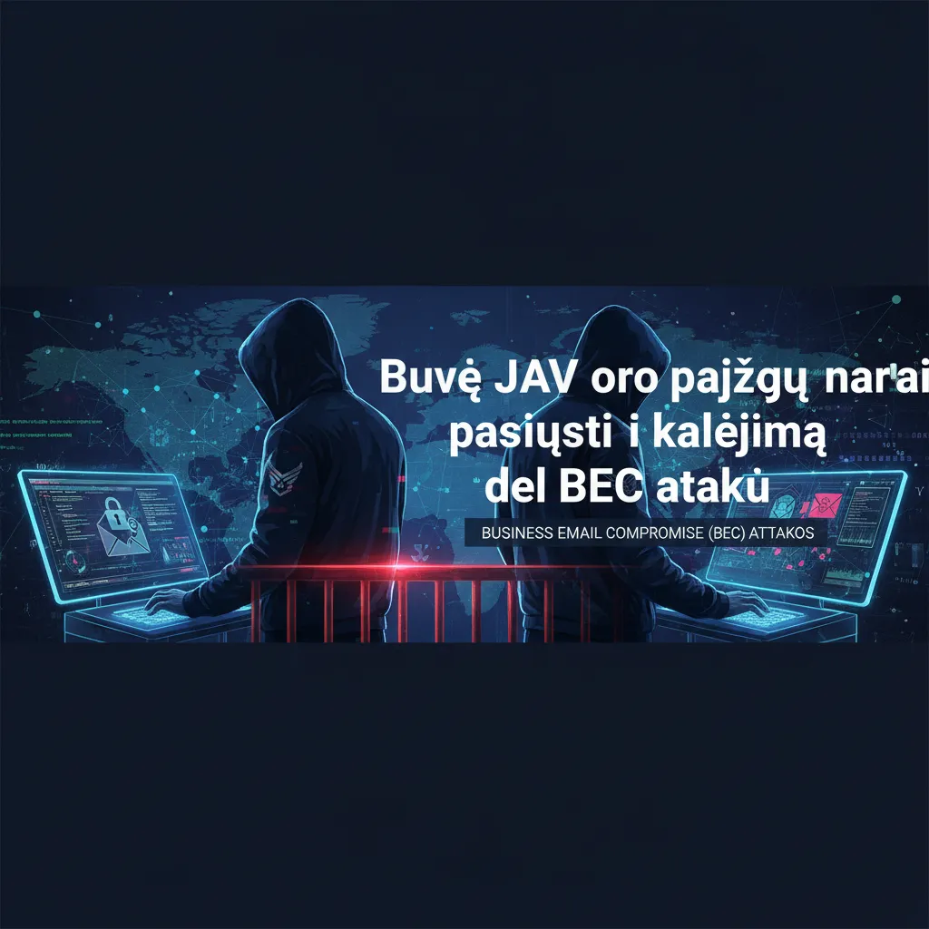 Buvę JAV oro pajėgų nariai pasiųsti į kalėjimą dėl BEC atakų