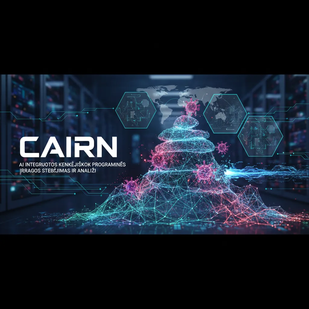 Pristatoma CAIRN: AI integruotos kenkėjiškos programinės įrangos stebėjimas ir analizė