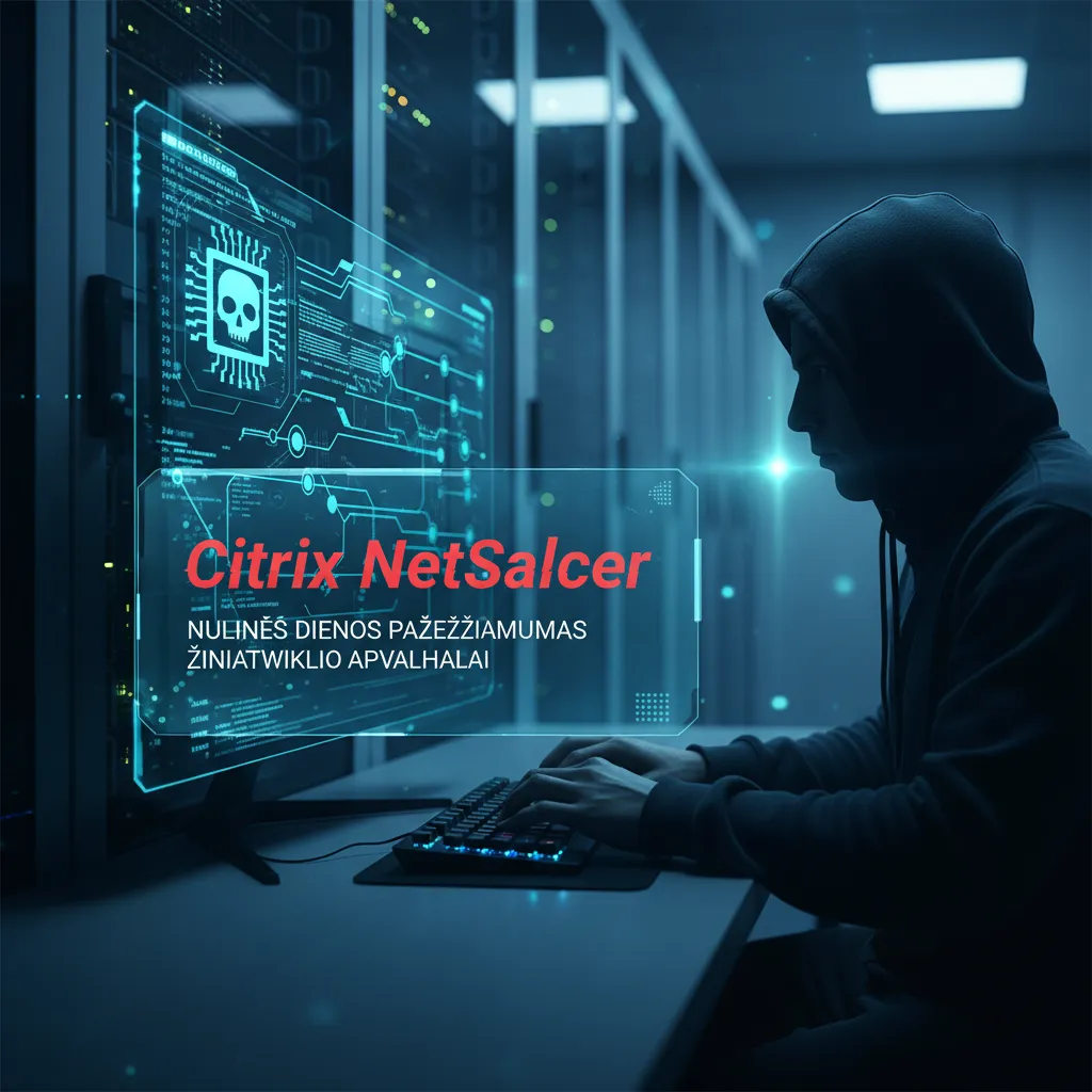Hakeriai išnaudoja „Citrix NetScaler“ nulinės dienos pažeidžiamumą, diegdami žiniatinklio apvalkalus