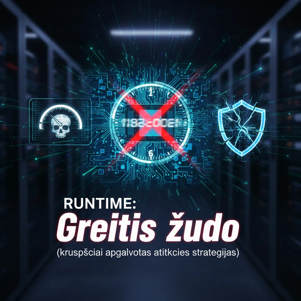 Runtime: Greitis žudo (kruopščiai apgalvotas atitikties strategijas)