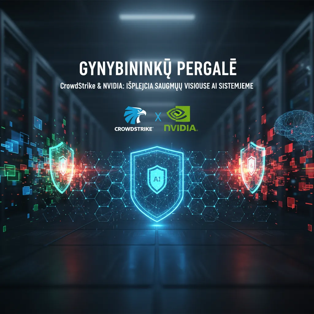 Gynybininkų pergalė: CrowdStrike ir NVIDIA išplečia saugumą visoje AI sistemoje