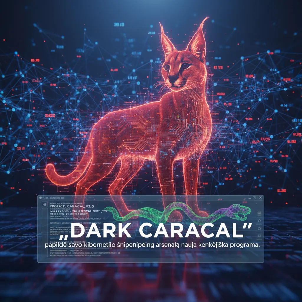 „Dark Caracal“ papildė savo kibernetinio šnipinėjimo arsenalą nauja kenkėjiška programa