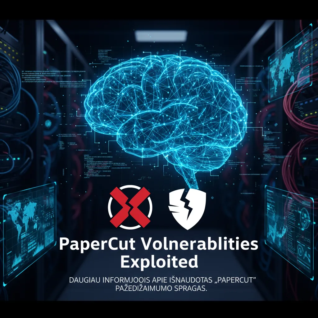 Daugiau informacijos apie išnaudotas „PaperCut“ pažeidžiamumo spragas