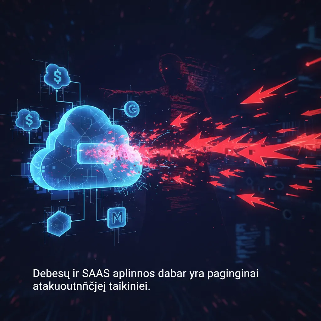 Debesų ir SaaS aplinkos dabar yra pagrindiniai atakuojančiųjų taikiniai