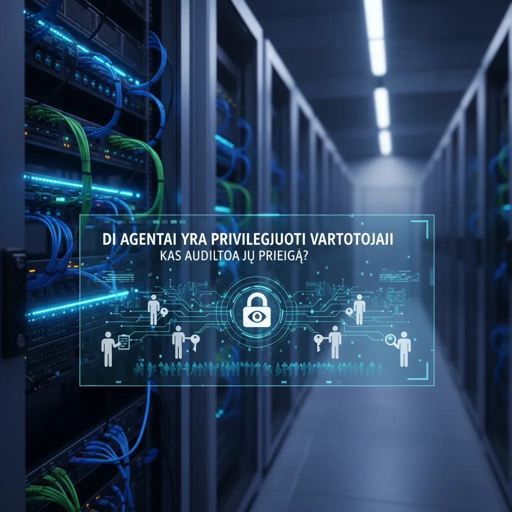 DI agentai yra privilegijuoti vartotojai; kas audituoja jų prieigą?