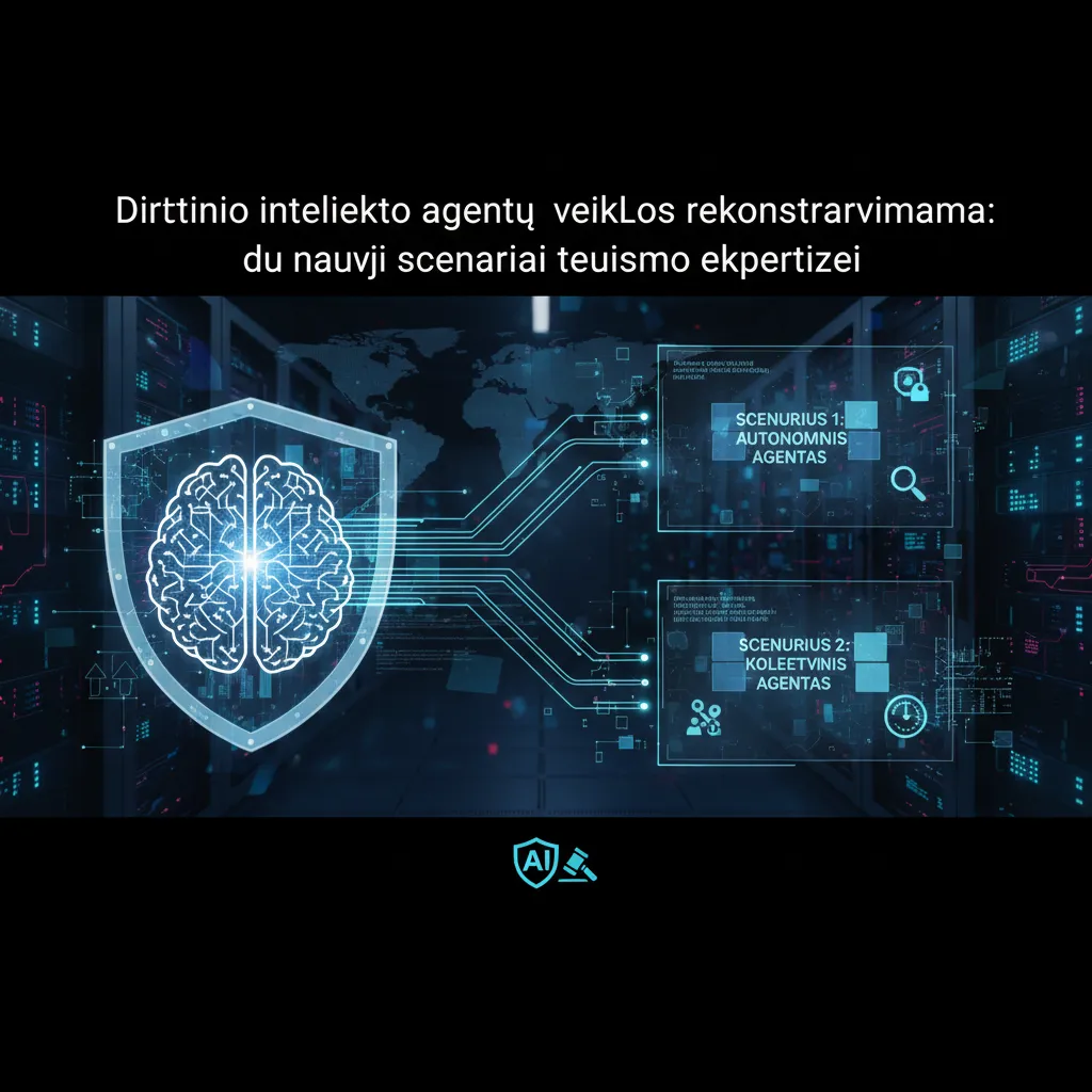 Dirbtinio intelekto agentų veiklos rekonstravimas: du nauji scenarijai teismo ekspertizei