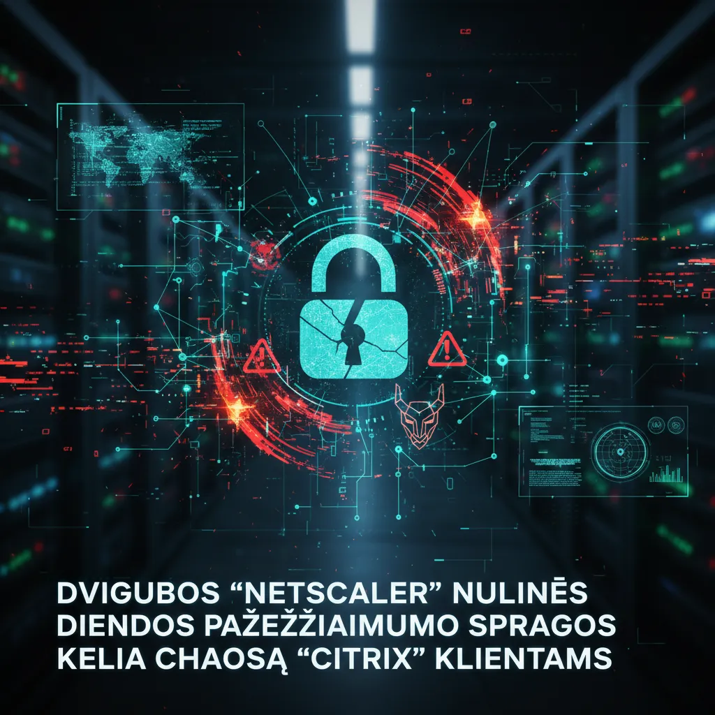 Dvigubos „NetScaler“ nulinės dienos pažeidžiamumo spragos kelia chaosą „Citrix“ klientams