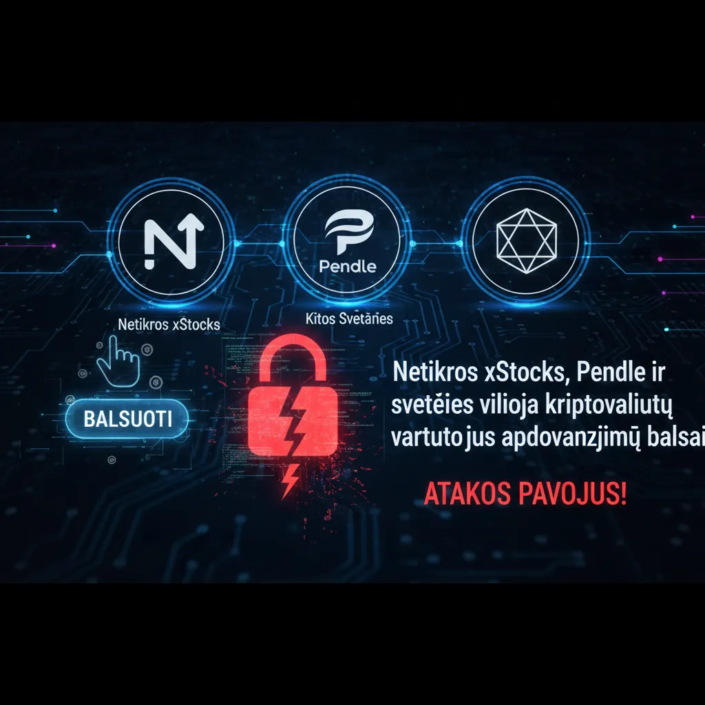 Netikros xStocks, Pendle ir kitos svetainės vilioja kriptovaliutų vartotojus apdovanojimų balsais