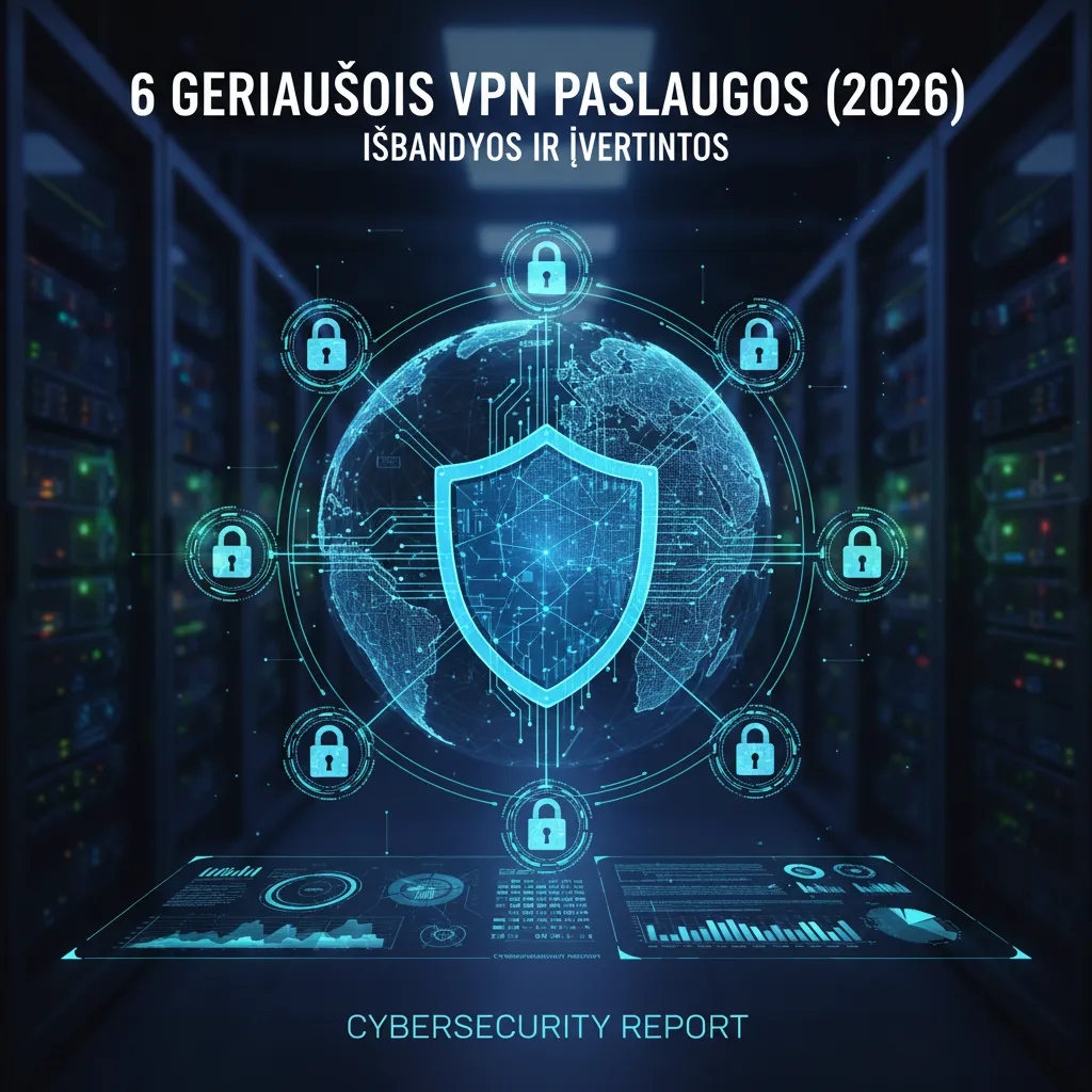 6 Geriausios VPN paslaugos (2026), išbandytos ir įvertintos