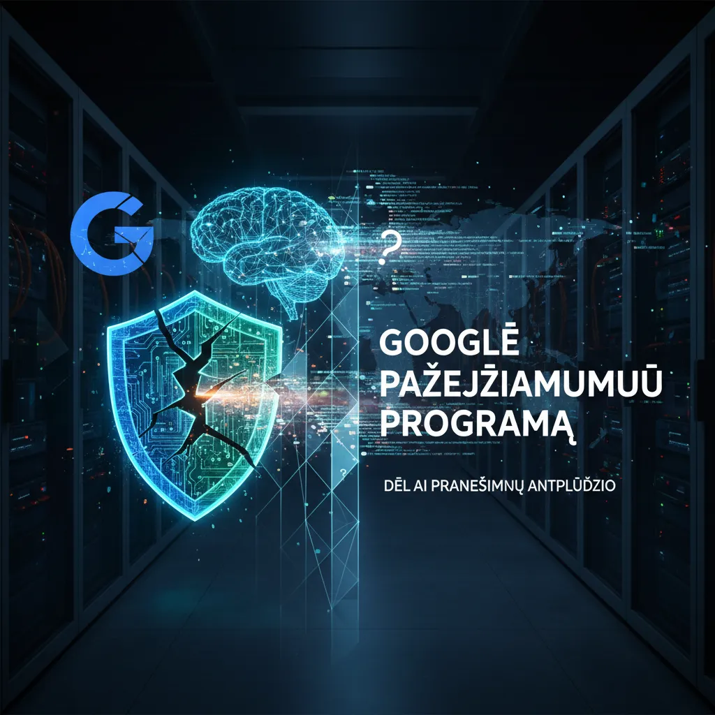 „Google“ sustabdė savo atvirojo kodo pažeidžiamumų programą dėl „reikšmingo“ AI sugeneruotų pranešimų antplūdžio