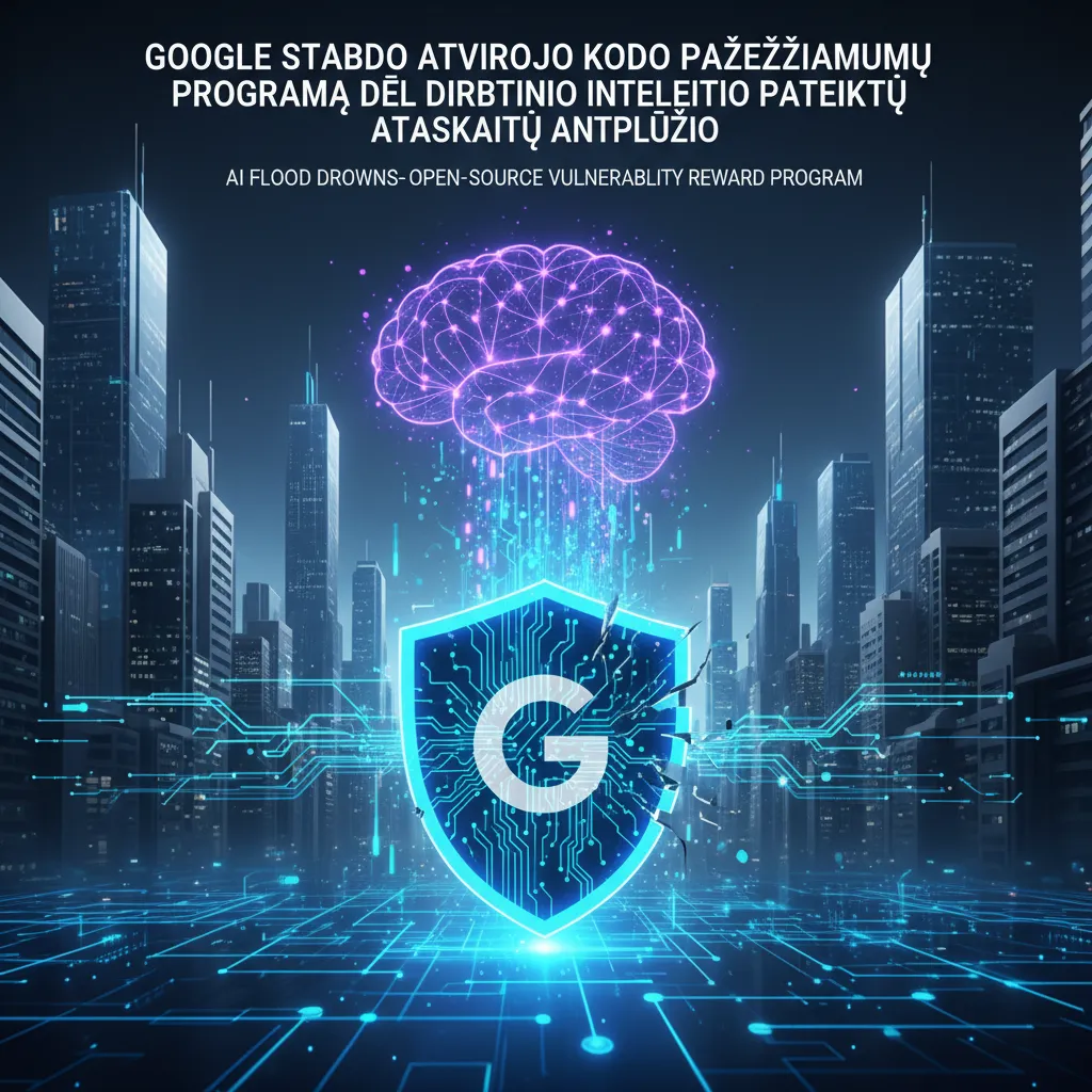 „Google“ stabdo atvirojo kodo pažeidžiamumų programą dėl dirbtinio intelekto pateiktų ataskaitų antplūdžio