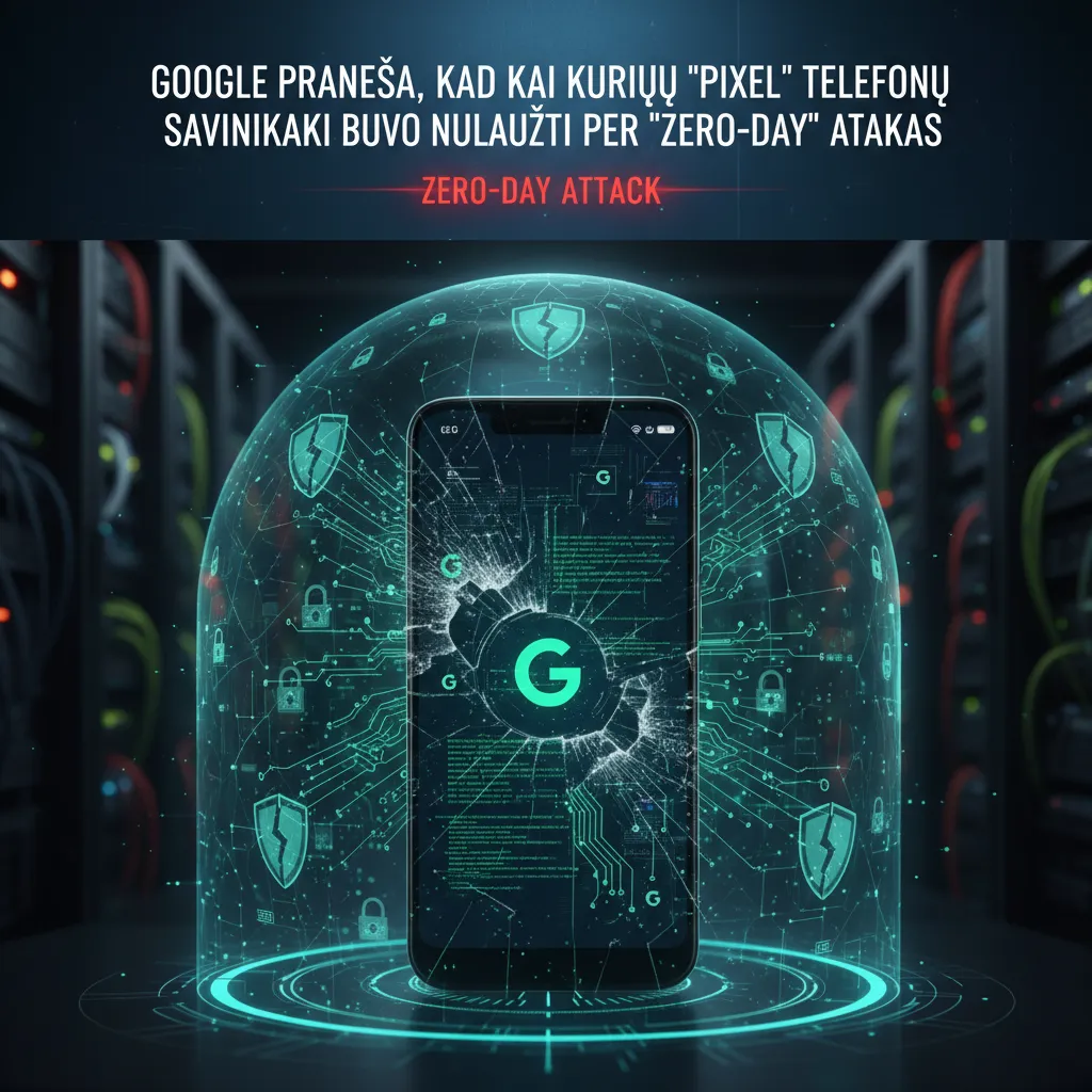 „Google“ praneša, kad kai kurių „Pixel“ telefonų savininkai buvo nulaužti per „zero-day“ atakas