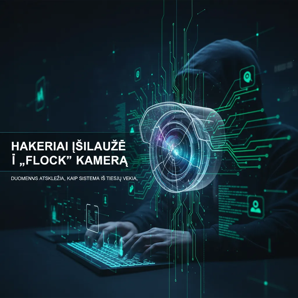 Hakeriai įsilaužė į „Flock“ kamerą. Duomenys atskleidžia, kaip sistema iš tiesų veikia