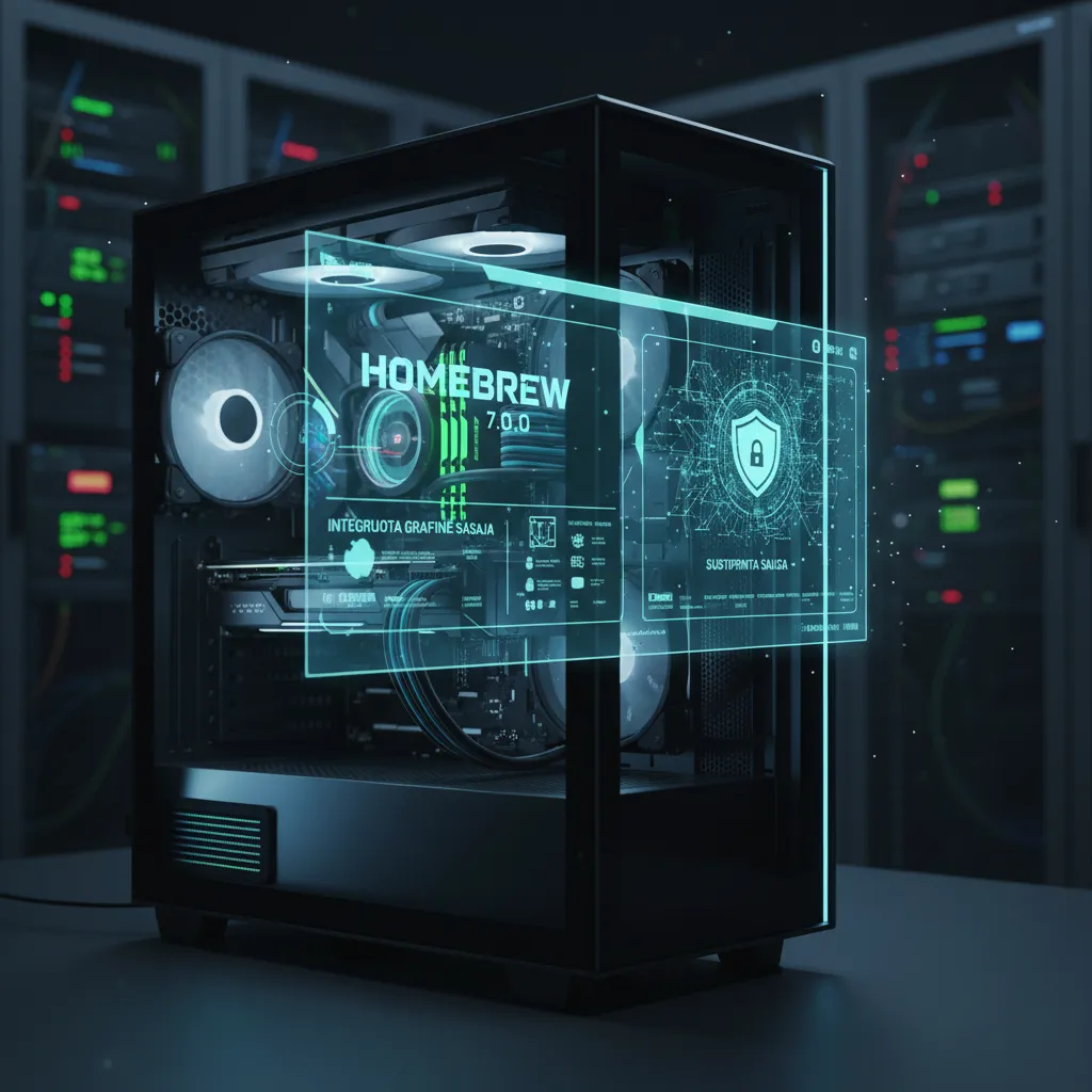 Homebrew 7.0.0: integruota grafinė sąsaja ir sustiprinta sauga