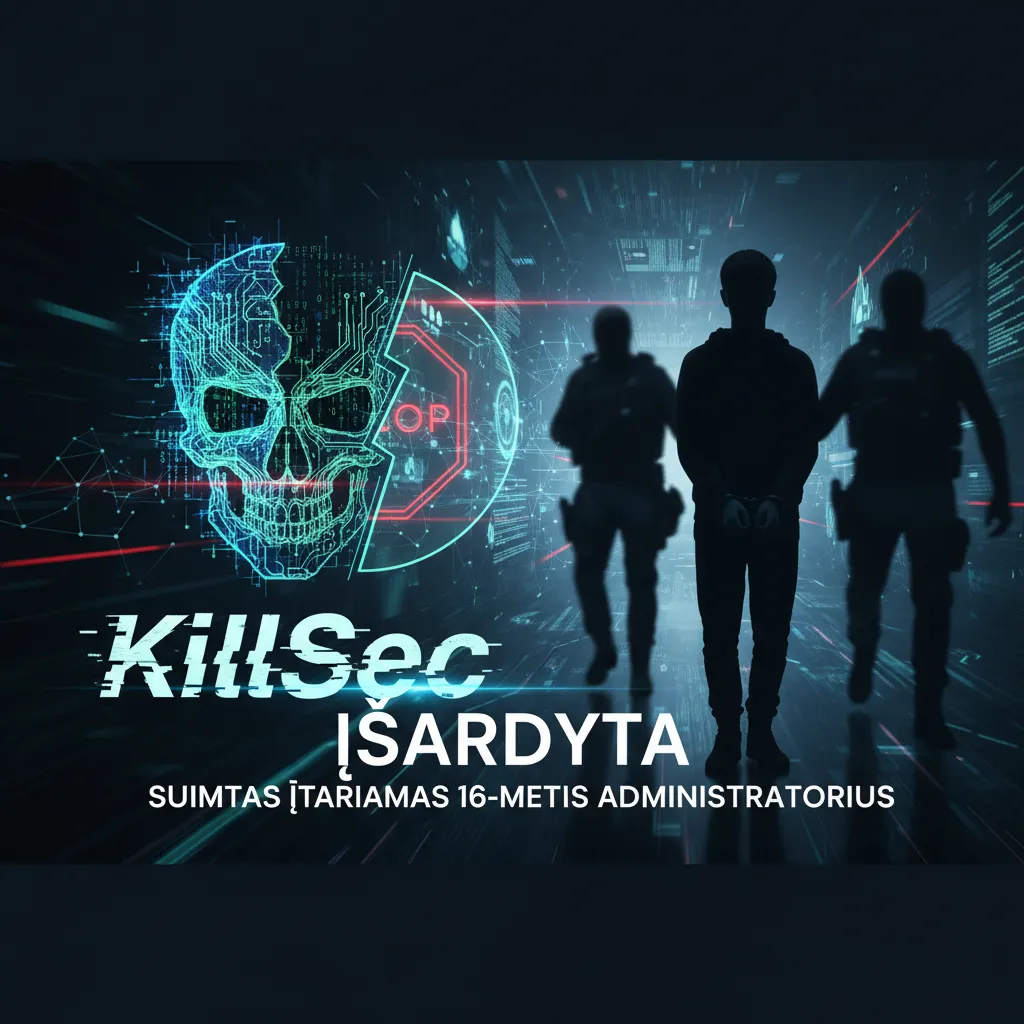 Išardyta „KillSec“ išpirkos reikalaujančių programų grupė, suimtas įtariamas 16-metis administratorius