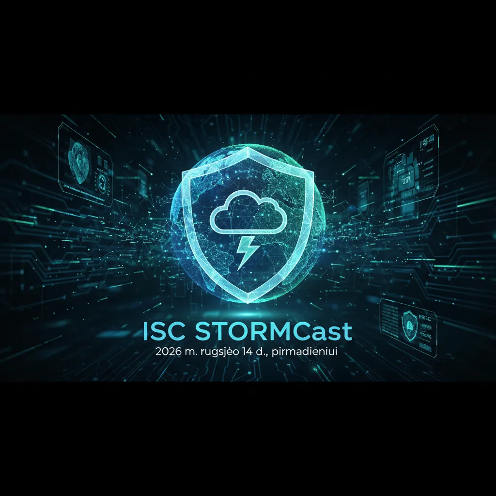 ISC Stormcast 2026 m. rugsėjo 14 d., pirmadieniui