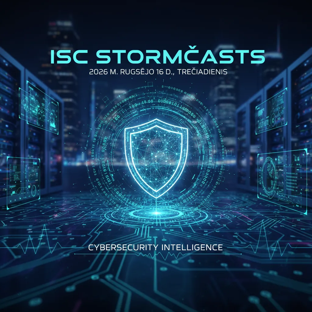 ISC Stormcast 2026 m. rugsėjo 16 d., trečiadienis