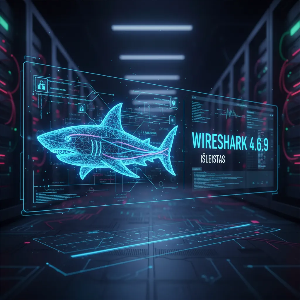 Išleistas „Wireshark 4.6.9“