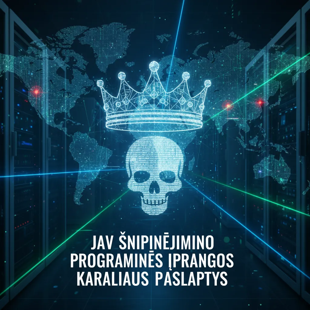 JAV šnipinėjimo programinės įrangos karaliaus paslaptys