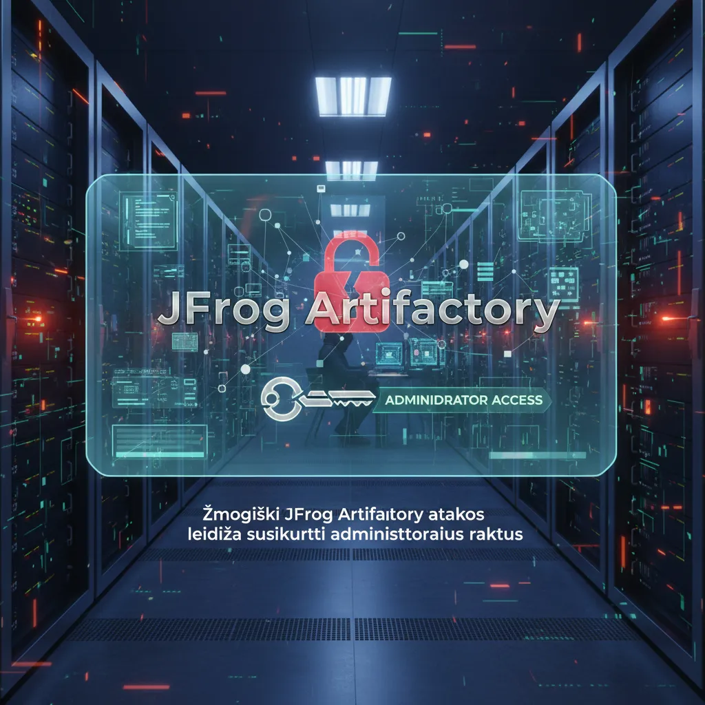 (Žmogiški) JFrog Artifactory atakos leidžia susikurti administratoriaus raktus