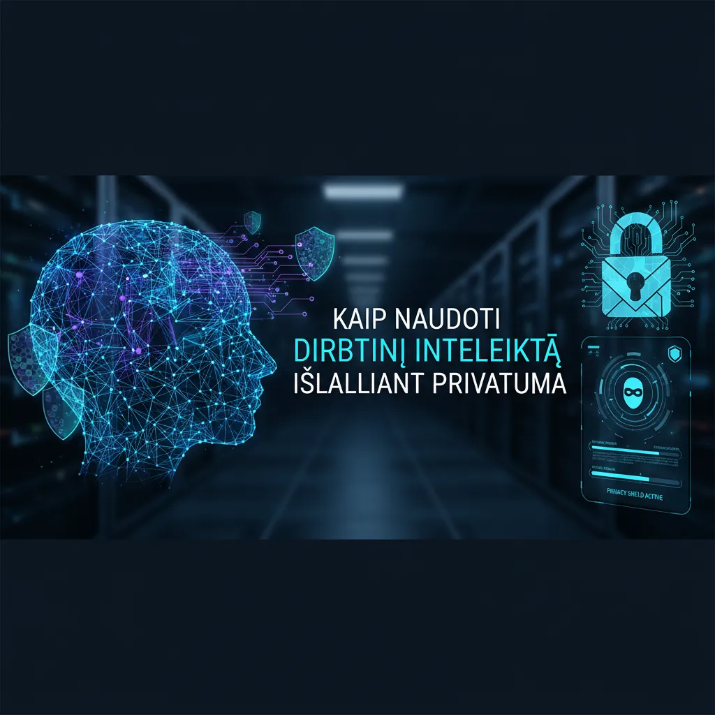 Kaip naudoti dirbtinį intelektą išlaikant privatumą