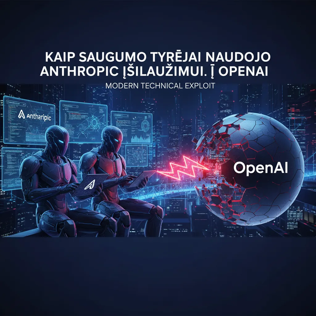 Kaip saugumo tyrėjai naudojo Anthropic įsilaužimui į OpenAI