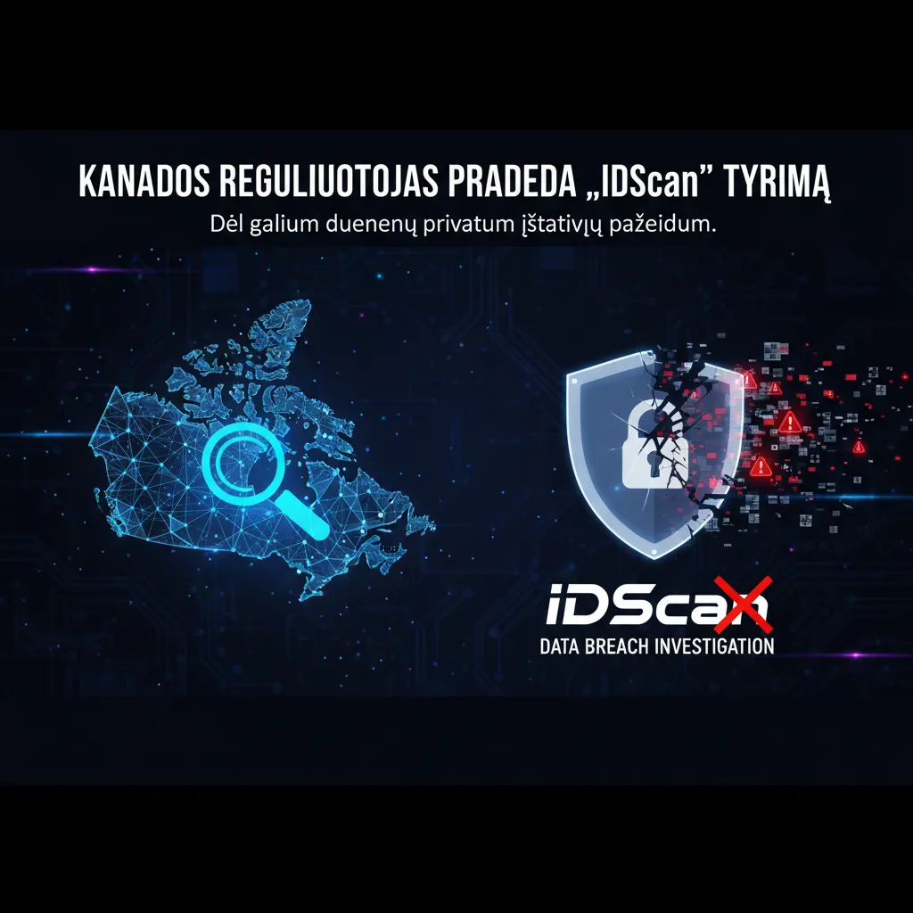 Kanados reguliuotojas pradeda „IDScan“ tyrimą dėl galimų duomenų privatumo įstatymų pažeidimų
