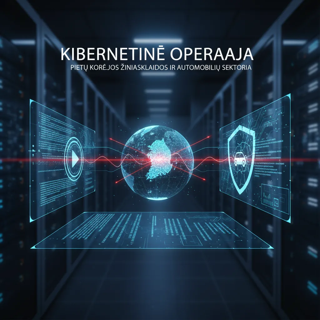 Kibernetinė operacija nusitaikė į Pietų Korėjos žiniasklaidos ir automobilių sektorius