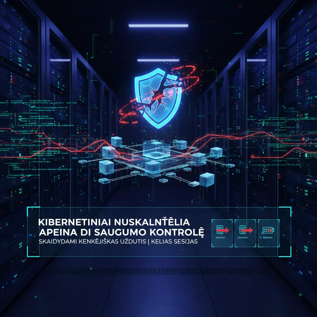 Kibernetiniai nusikaltėliai apeina DI saugumo kontrolę skaidydami kenkėjiškas užduotis į kelias sesijas