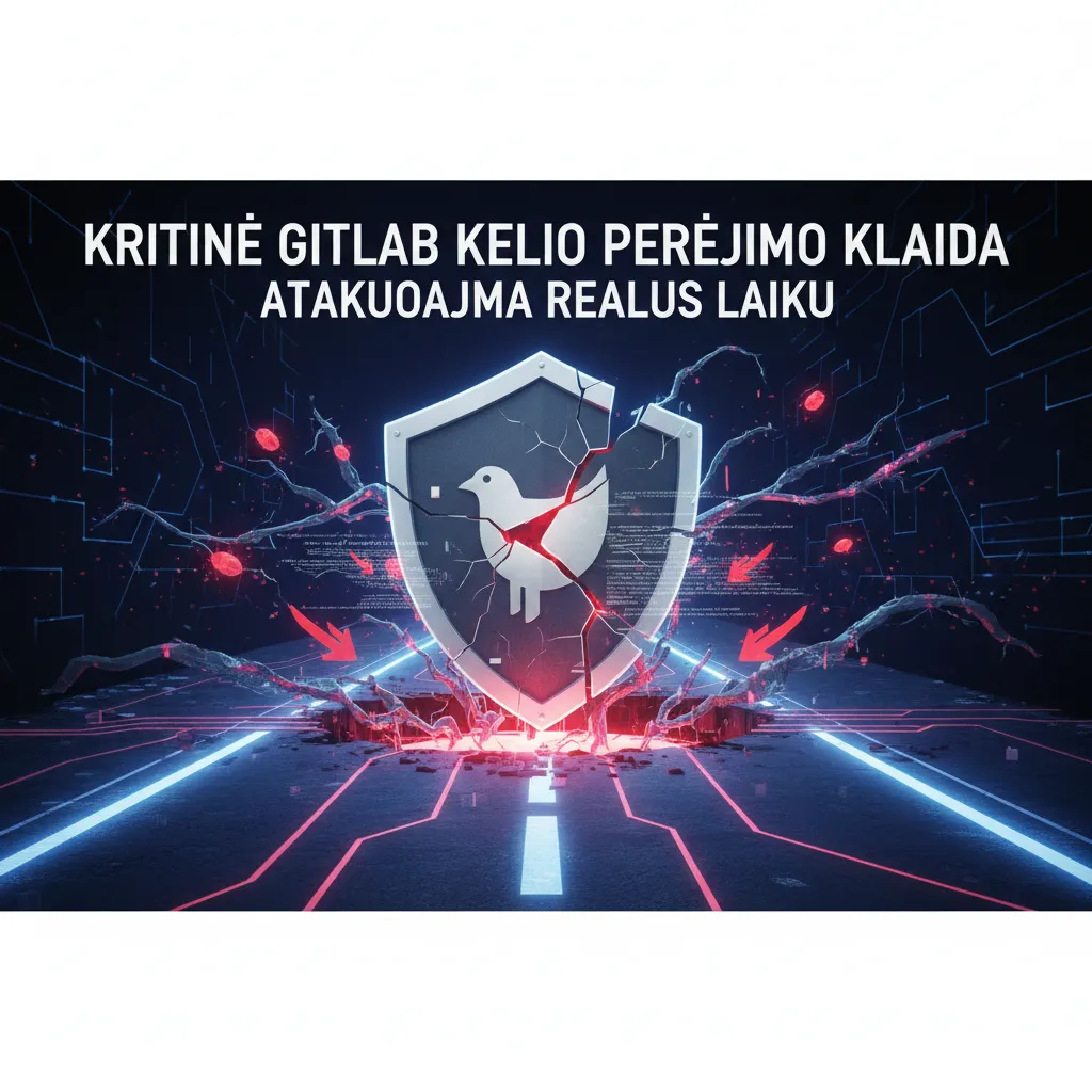 Kritinė „GitLab“ kelio perėjimo (Path Traversal) klaida atakuojama realiu laiku