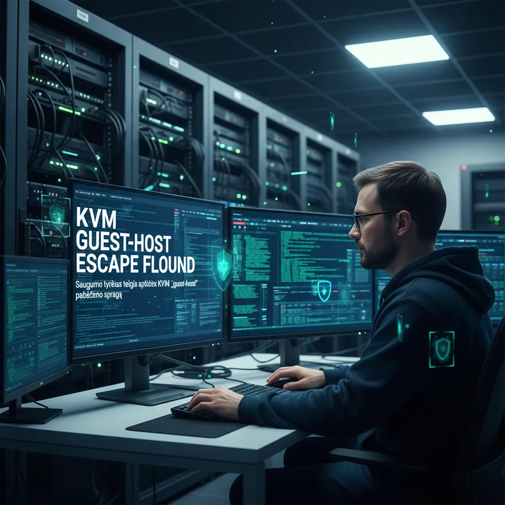 Saugumo tyrėjas teigia aptikęs KVM „guest-host“ pabėgimo spragą