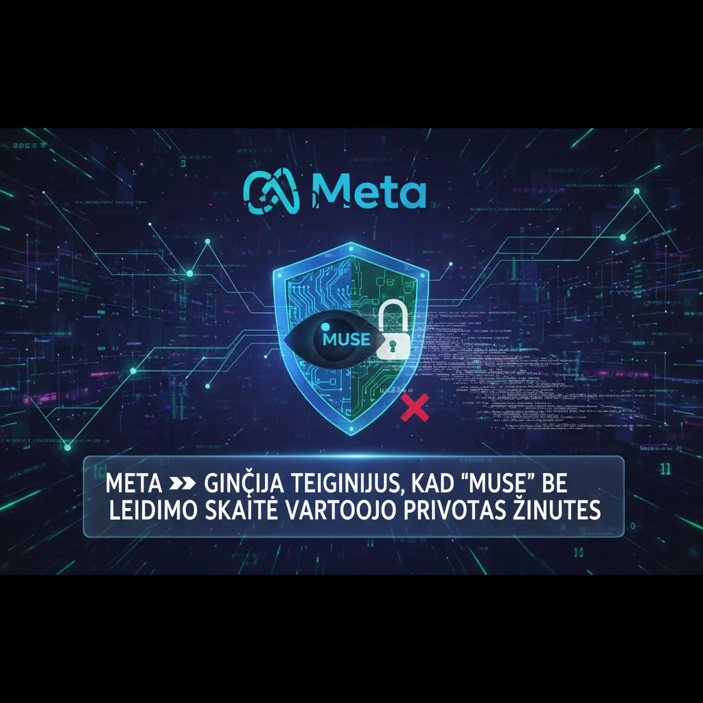 „Meta“ ginčija teiginius, kad „Muse“ be leidimo skaitė vartotojo privačias žinutes