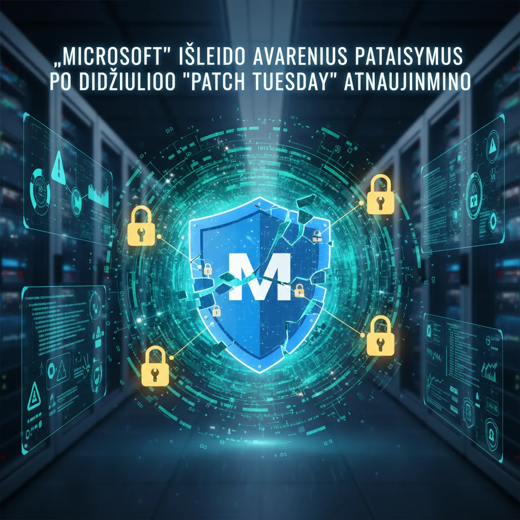 „Microsoft“ išleido avarinius pataisymus po didžiulio „Patch Tuesday“ atnaujinimo