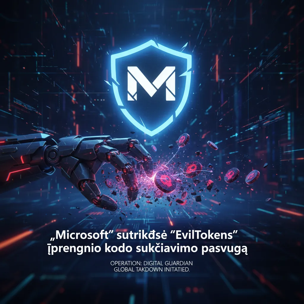 „Microsoft“ sutrikdė „EvilTokens“ įrenginio kodo sukčiavimo paslaugą
