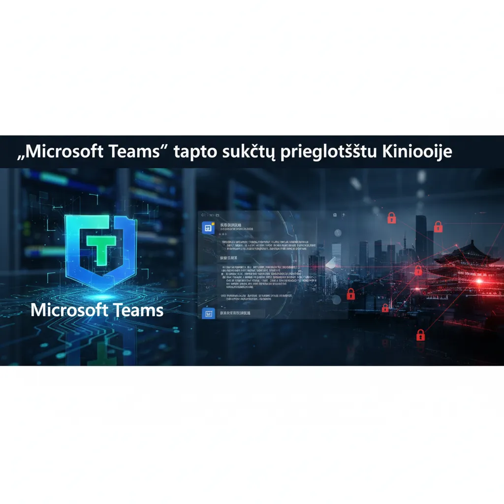 „Microsoft Teams“ tapo sukčių prieglobsčiu Kinijoje