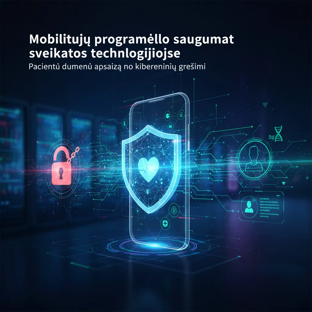 Mobiliųjų programėlių saugumas sveikatos technologijose: pacientų duomenų apsauga nuo kibernetinių grėsmių