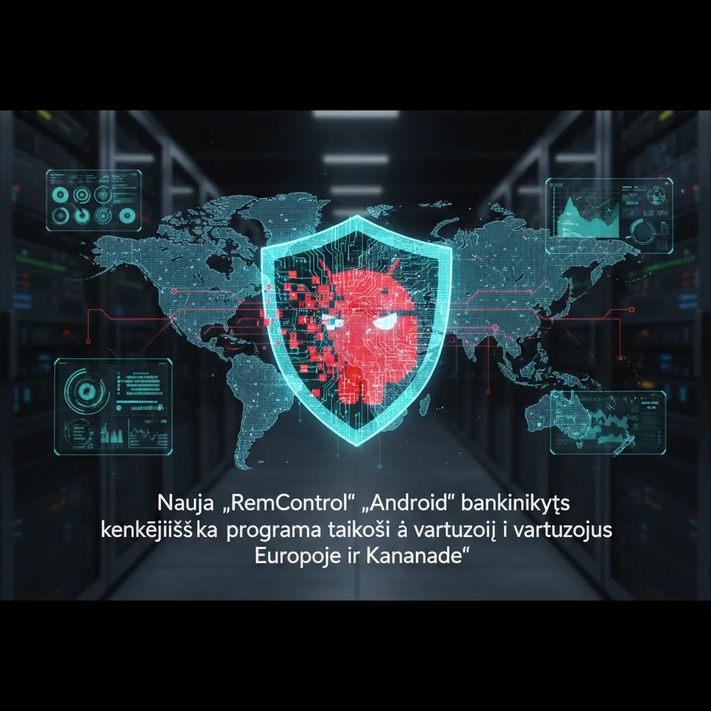 Nauja „RemControl“ „Android“ bankininkystės kenkėjiška programa taikosi į vartotojus Europoje ir Kanadoje