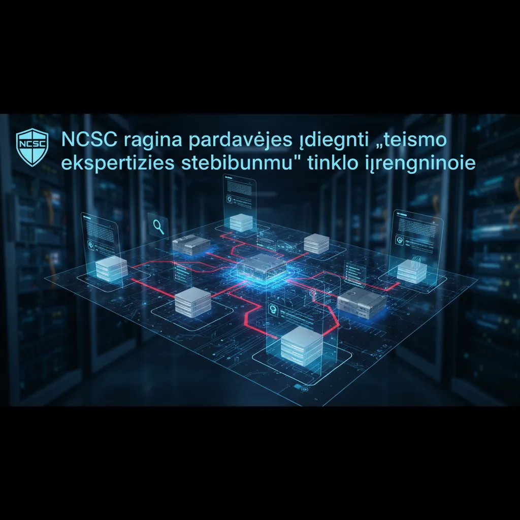 NCSC ragina pardavėjus įdiegti „teismo ekspertizės stebimumą“ tinklo įrenginiuose