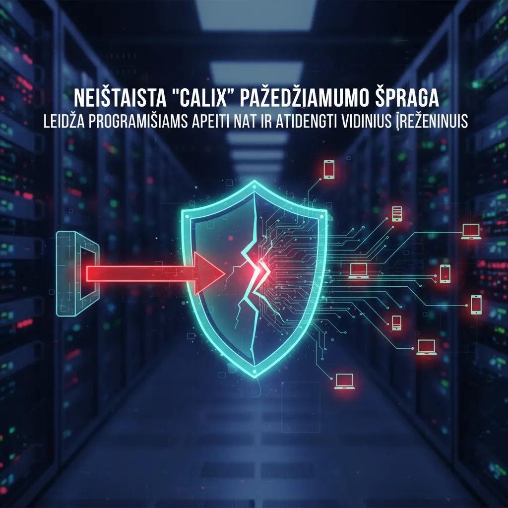 Neištaisyta „Calix“ pažeidžiamumo spraga leidžia programišiams apeiti NAT ir atidengti vidinius įrenginius