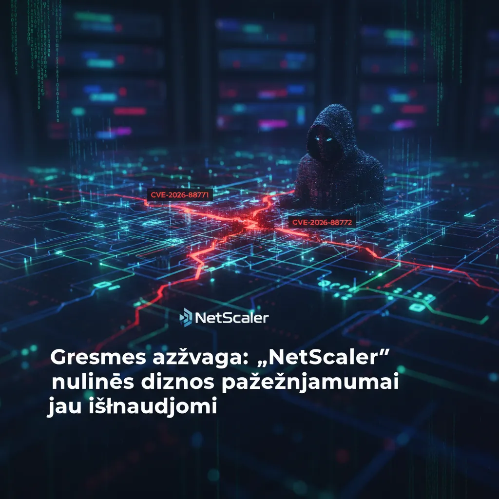 Grėsmės apžvalga: „NetScaler“ nulinės dienos pažeidžiamumai CVE-2026-88771 ir CVE-2026-88772 jau išnaudojami