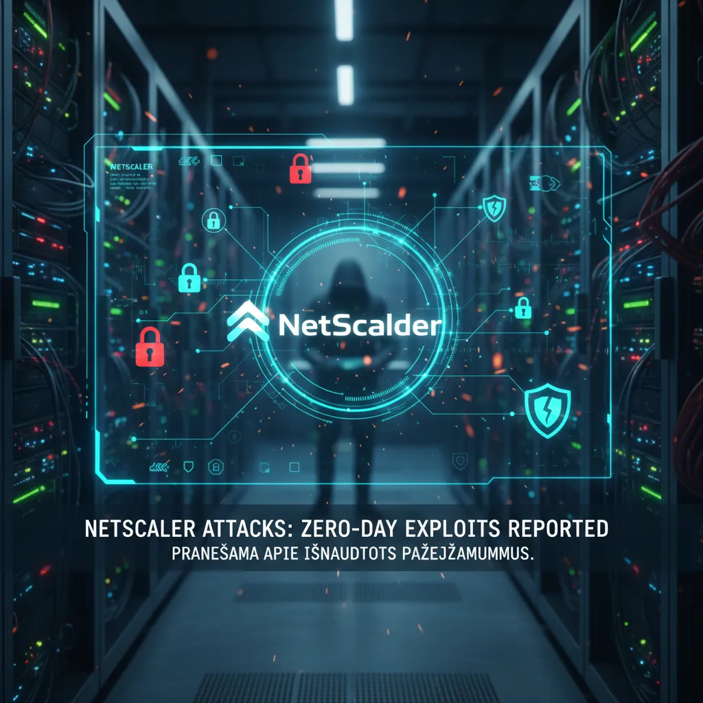 NetScaler atakos: pranešama apie išnaudotus „Zero-day“ pažeidžiamumus