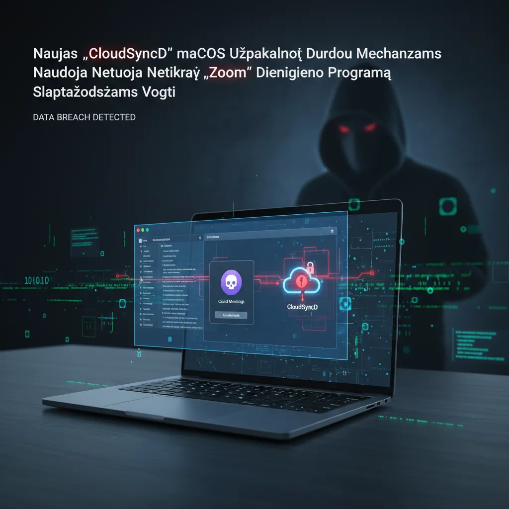 Naujas „CloudSyncD“ macOS užpakalinių durų mechanizmas naudoja netikrą „Zoom“ diegimo programą slaptažodžiams vogti