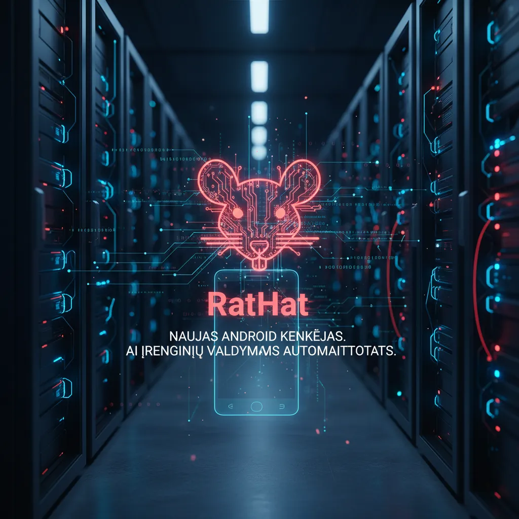 Naujas „RatHat“ „Android“ kenkėjas naudoja AI įrenginių valdymui automatizuoti